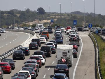 Imagen de un atasco en carretera