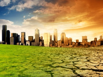 Imagen que simula el cambio climático