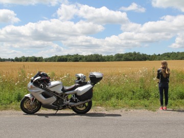 Motoristas en verano