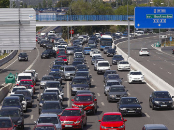 Tr&aacute;fico en la incorporaci&oacute;n a la A-6 desde la M-30