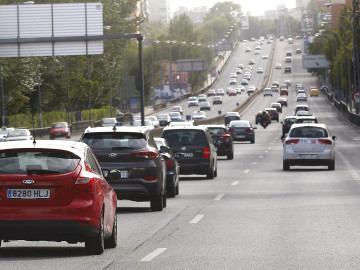 Tr&aacute;fico en las carreteras