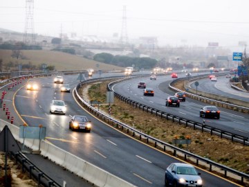 Tr&aacute;fico fluido en las carreteras espa&ntilde;olas