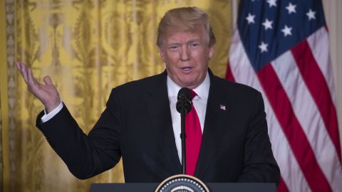 El presidente de los Estados Unidos, Donald Trump
