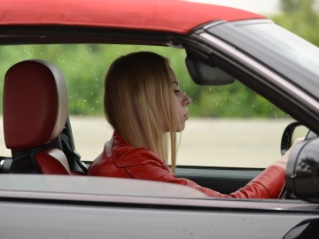 Conductora joven