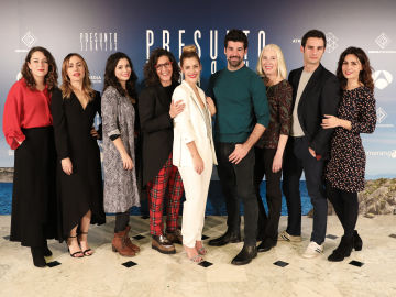 Parte del elenco de 'Presunto Culpable'