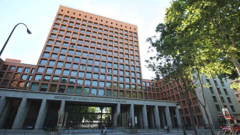 Exterior del Ministerio de Sanidad