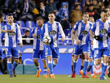 Jugadores del Deportivo de La Coru&ntilde;a