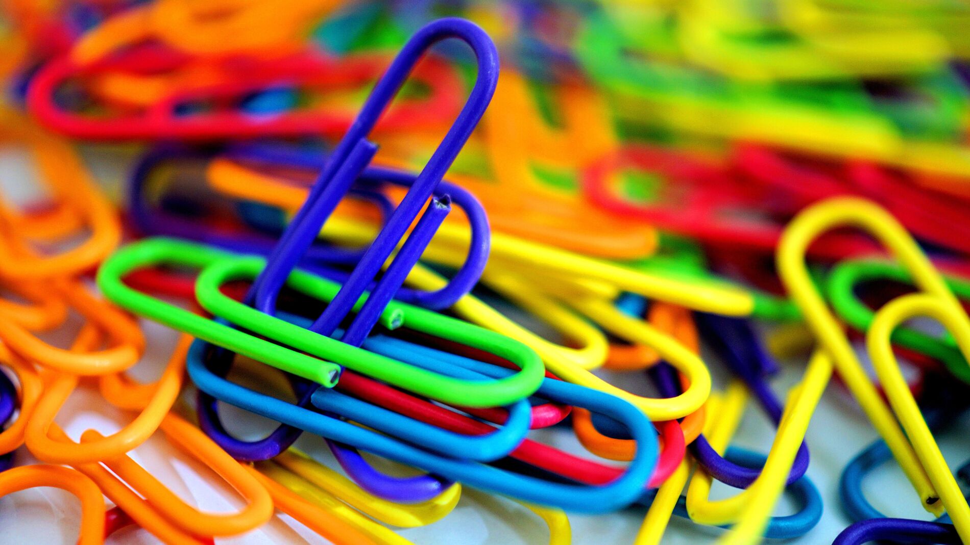 clips de plástico