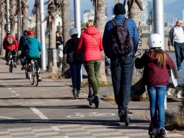 Usuarios de patinetes el&eacute;ctricos 