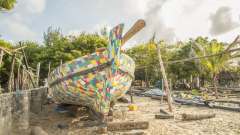 flipflopi, el barco hecho de plástico reciclado flipflopi, el barco hecho de plástico reciclado