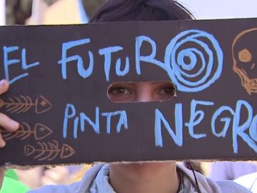 'FridaysForFuture', concentración juvenil de estudiantes contra el cambio climático 