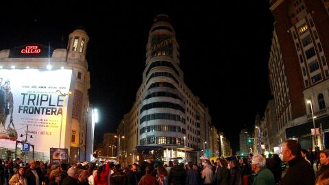 La Hora del Planeta en Gran Vía La Hora del Planeta en Gran Vía