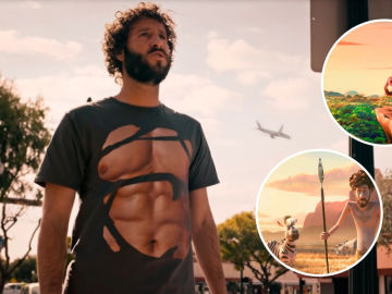 Lil Dicky en el vídeo de su tema 'Earth'