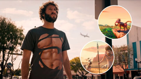 Lil Dicky en el v&iacute;deo de su tema 'Earth'