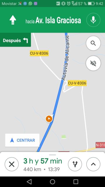 Radar fijo en Google Maps