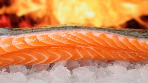 Salmón, rico en Omega 3