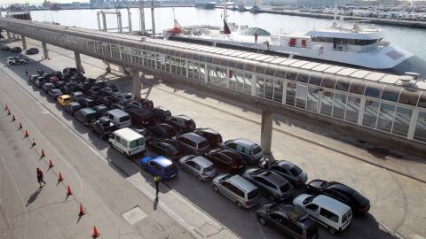 Puerto de Algeciras (Cádiz) en el marco de la Operación Paso del Estrecho 