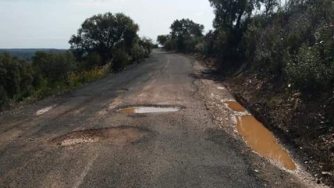 Quisiera denunciar por este medio, el lamentable estado en el que se encuentra la carretera local se-538 en el tramo que une las localidades de Aznalcollar con la aldea de El Álamo ( pedania de El Madroño) provincia de Sevilla. Se trata de una carretera estrecha sin arcenes que transcurre por la sierra con gran cantidad de curvas sin visibilidad,ademas de la poca capacidad de maniobrabilidad que tiene dicha carrtera, se une el peligro de tener que invadir el carril contrario en muchas de las curvas sin visibilidad, por ser totalmente intransitable el carril por el cual debes circular. Muchas gracias 