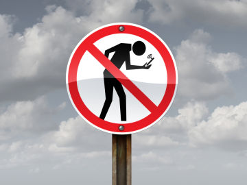 Se&ntilde;al de prohibici&oacute;n de m&oacute;viles