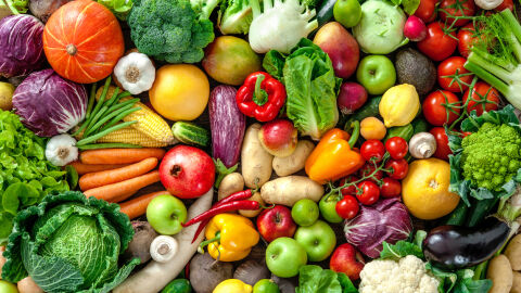 Surtido de verduras frescas