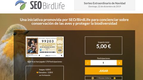 Lotería solidaria de SEO/BirdLife Lotería solidaria de SEO/BirdLife