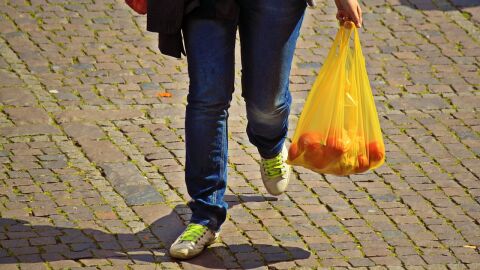 Bolsa de la compra de plástico Bolsa de la compra de plástico