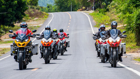 Carrera de motoristas