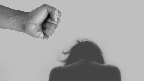 Imagen de un pu&ntilde;o levantado a una v&iacute;ctima de violencia machista