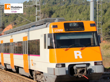 Un tren de Rodalies.