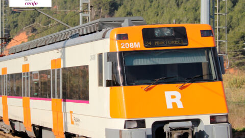 Un tren de Rodalies.