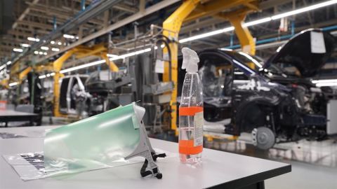 Medidas de higiene en una fábrica de automóviles