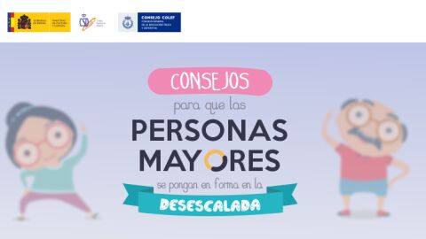 Consejos para que las personas mayores se pongan en forma durante la desescalada Consejos para que las personas mayores se pongan en forma durante la desescalada