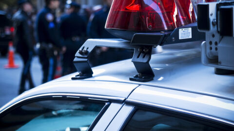 Desinfección coches de policía