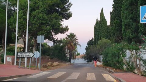 Carretera defectuosa