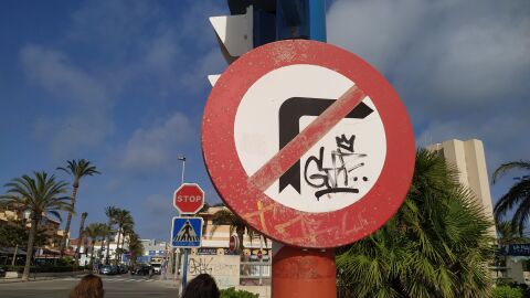 Se&ntilde;ales grafiteadas