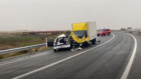 Accidente mortal en en la intersección de la M-203 y la M-224