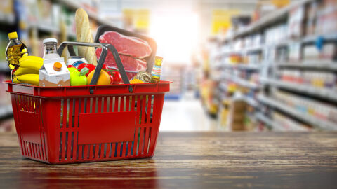 Cesta de la compra Supermercado