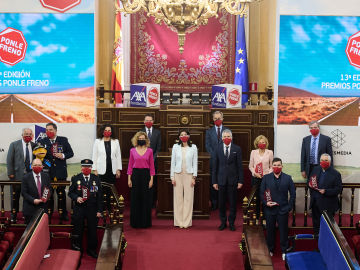 Autoridades y premiados en la 13 ª edición de los Premios Ponle Freno