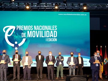 Foto de familia de los I Premios Nacionales de Movilidad