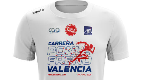 La camiseta de la Carrera Ponle Freno Valencia La camiseta de la Carrera Ponle Freno Valencia