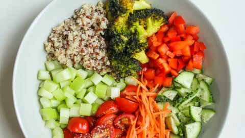 Consumo de alimentos vegetales