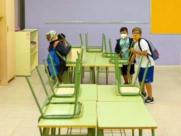 Niños en un aula