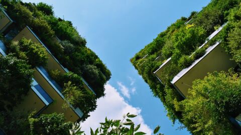 'Bosque Vertical' muestra dos jardines verticales ubicados en Roma