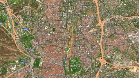 Recorrido 5 KM Carrera Ponle Freno Madrid