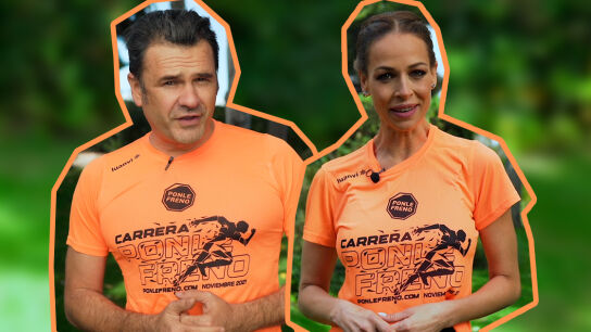 I&ntilde;aki L&oacute;pez y Eva Gonz&aacute;lez se suman a la gran carrera solidaria de Ponle Freno en Madrid