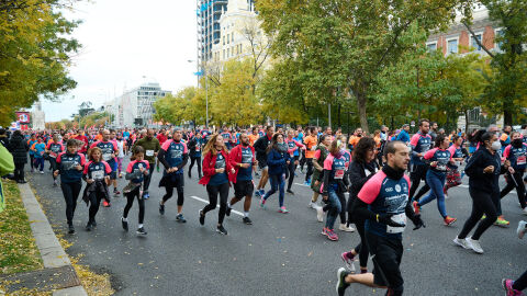 Corredores en la Carrera Ponle Freno de Madrid 2021 Corredores en la Carrera Ponle Freno de Madrid 2021