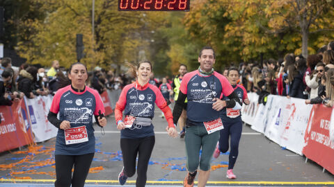 Llegada a meta de la 12ª Carrera Ponle Freno de Madrid