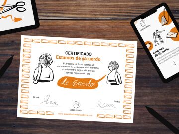 El acuerdo estar&aacute; disponible para descargar como certificado, y para firmarlo digitalmente.