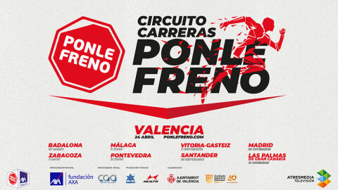 Cartel oficial de la Carrera Ponle Freno Valencia 2022