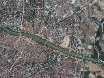 Recorrido Carrera Ponle Freno Zaragoza 2022